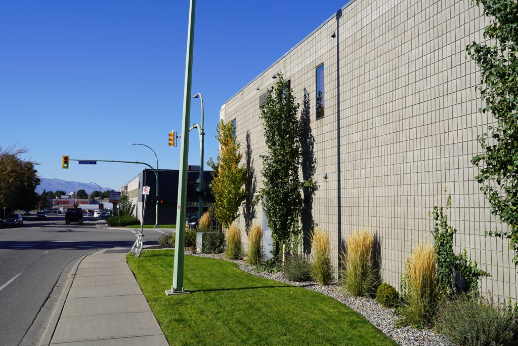 sidewalk of 331-341 Banks Road, Kelowna