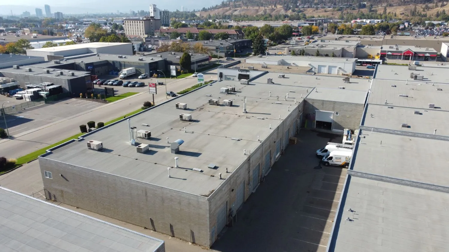 Loading area at 439 – 457 Banks Road, Kelowna